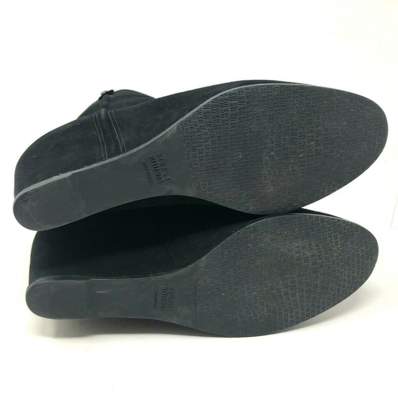 Stuart Weitzman Slidein Suede Wedge Bootie Womens Size 10 M - Picture 6 of 9